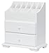 simply simily. Vanity Storage Beauty Organizer with Two Drawers, Elegant Cosmetic Organizer Can Be Used in Bathroom, Bedroom or Office, New Version All Parts Improved