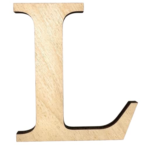 3 Tall Birch Plywood Letter L | 1/4 Thick Birch | Krafty Supply Letters | Times | Wooden Letter