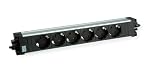 BACHMANN – BACHMANN Steckdosenleiste Step ALU 6-Fach GST18 Schwarz 906.