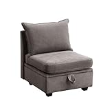 BOSMILLER Modular Sectional Sofa, Convertible Sofa Couch with Storage, Sleeper Sectional Sofa Set, Flexible Modular Combinations Fabric Couch for Living Room