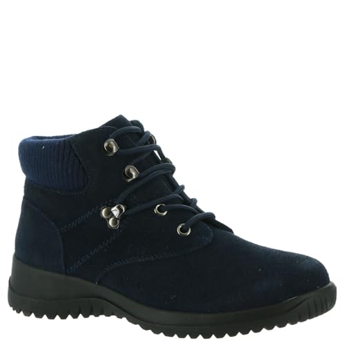Wanderlust Boston Women's Boot, 9 2A(N) US, Navy-Suede