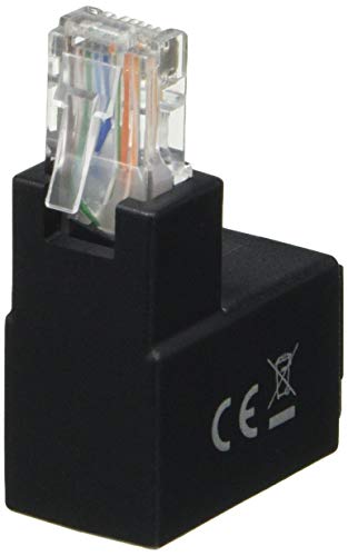 DeLOCK Adaptateur RJ45 mâle angulé vers le bas > RJ45 femelle Cat.6 UTP Neuf - vue 3