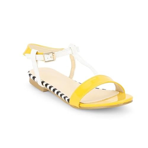 Generic Women Sandals, Yellow, Size US