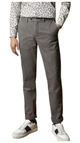 Ted Baker London Men's Seenchi Slim Fit Chino's Casual Dress Work Pants Gray Size 38x32