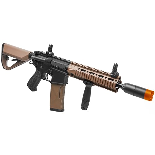 Arcturus Tactical Lwt Mk-Ii Cqb 10 Inch Polymer- Electric Full/Semi-Auto Airsoft Aeg Sport Starter Pack Black-Tan With Battery And Charger thumb #7