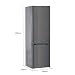 CHiQ FBM260L - Frigorífico combi 260L (187L + 73L congelador), Low frost,...