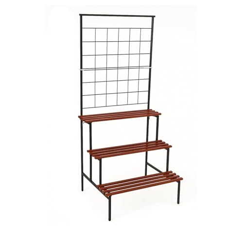 Image of Giore 4-Tier Plant Stand with Premium Finish, Large Indoor & Outdoor for Living Room, Balcony & Patio, Flower Pot Display Shelf, Home Dcor, Plant stand For Balcony