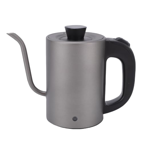 Hervidor eléctrico cuello de ganso 0.8L acero inoxidable miniatura 1