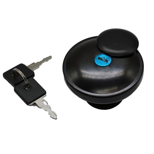XDF Ratcheting Style Fuel Gas Tank Cap Cover Lock Key Compatible For Harley 1996-2022 Dyna Sportster, Street Glide, Road Glide, Electra Glide, Road King, Softail (BLACK)