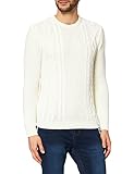 Maxi Pull Aran Fineze 5 Harmont & Blaine HRG392030802 Suter, Color Blanco, XXL para Hombre