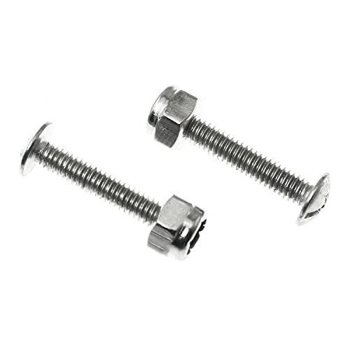 ZRM&E 6Sets Foosball Screws and Nuts Metal Foosball Player Part Man Spare Parts Football Table Accessories