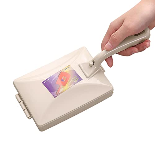 vincente Handheld Carpet Sweeper,Handheld Carpet Table Sweeper Crumb Cleaner - Manual Double Cleaner Household Tool for Cleaning Floor, Sofa, Tablecloth