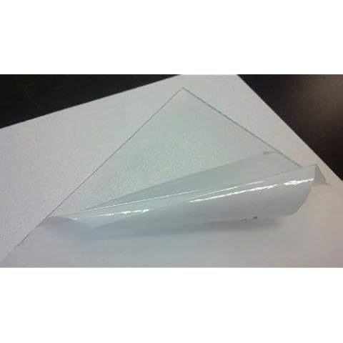Plastics 2000 Lexan Sheet - Polycarbonate - .118" - 1/8" Thick, Clear, 12" x 12" Nominal Cover