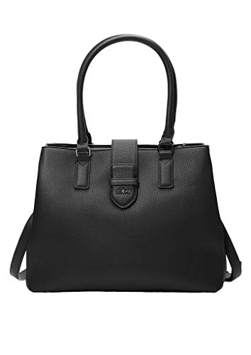s.Oliver RED LABEL Damen Shopper in Leder-Optik black 1