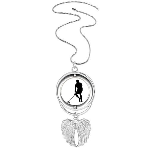 Collier ailes d'ange rotatif éducation physique idée cadeau prof de sport