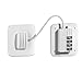 Fridge Lock 4 Digit Combination Security Cupboard Locks for Children Window Locks Child Safety Install Drilling or Adhesive for Fridge File Drawer Cabinet Cupboard Windows (White)