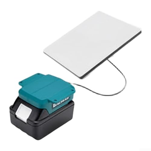 Adaptador de batería convertidor de 18-20 V, interfaz de enchufe de material ABS, fuente de alimentación portátil ligera para múltiples modelos de batería para cargador externo de coche, viajes por