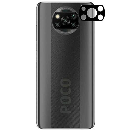 Zore Xioami ile uyumlu Poco X3 3D Kamera Camı Siyah