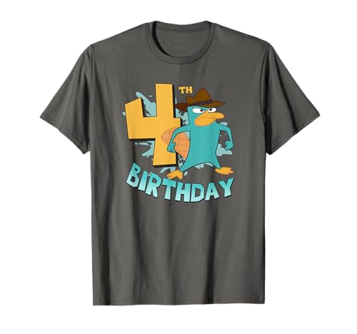 T-shirt Perry l'ornithorynque Phineas et Ferb 4 ans pour anniversaire