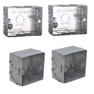 PM CONA Metal Concealed Box, GI Material, 4 Pieces Set, 3M and 2M Sizes-picture-13