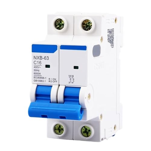 Disjoncteur miniature contre surcharges interrupteur type C 16A