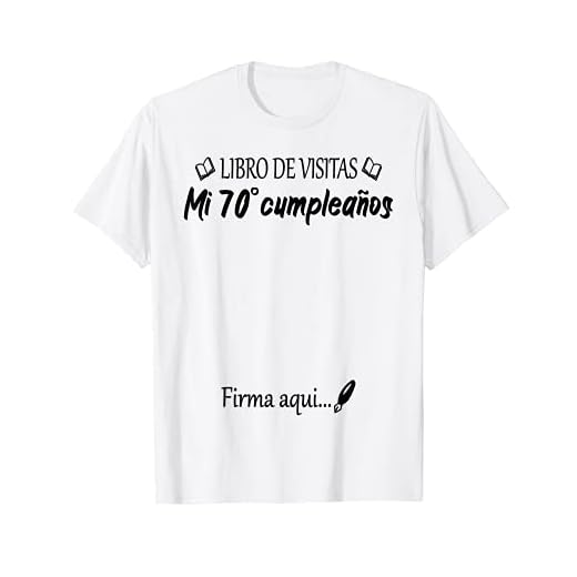 70 Cumpleaños 70 Años Diseño Divertido Libro de Visitas Camiseta