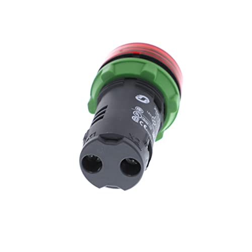 Piloto luminoso rojo monobloque 120V para paneles de control industrial 5