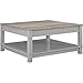 Ameriwood Home Carver Coffee Table, Gray