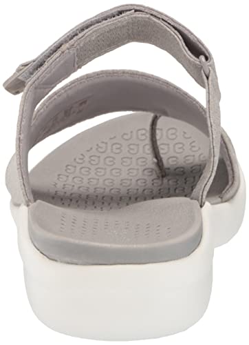 BZees Sandália feminina de mão, Camuflagem fumê prata, 9 Wide