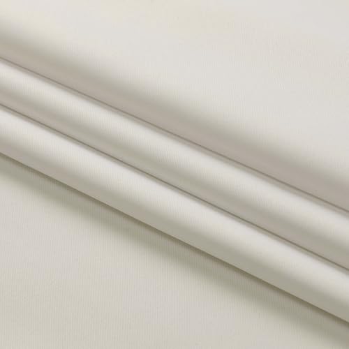 Image of Aiyufeng Blackout Curtains for Bedroom 96 Inch Length 2 Panels Set, Solid Thermal Insulated Privacy Protect Living Room Window Treatment Curtains Blackout Drapes, W52 x L96 Inch, Peal