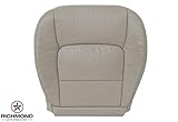 Richmond Auto Upholstery - Driver Side Bottom Replacement Leather Seat Cover, Tan (Compatible with...