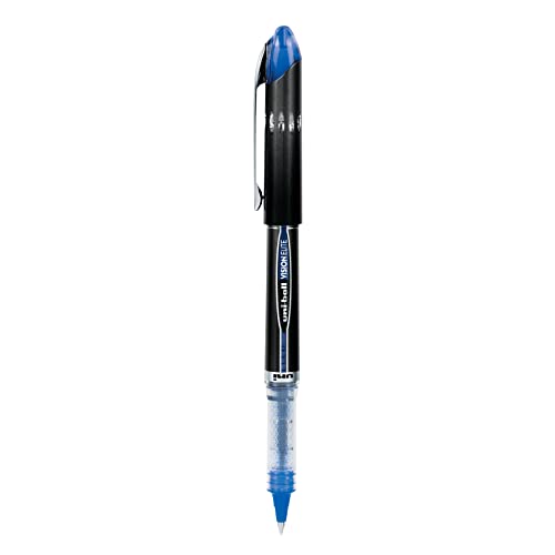 Uniball Vision Elite Rollerball Pens With 0.5Mm Fine Point Micro Tip, Blue, 12 Count #TOP1