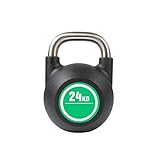 Cast acciaio kettlebell - protezione dell'ambiente guscio di plastica, maniglia placcata, anti-ossidazione, ruggine, intervallo di peso 4 kg / 8.8lb, 6 kg / 13.2lb, 12kg / 26.4lb, 16kg / 35.2lb, 24kg / 52.9lb.