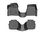 WeatherTech Custom Fit FloorLiners for Lincoln Town Car - 1st Row (OTH) & 2nd Row (44683-1-2), Black