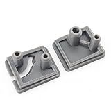 Zubehörträger Set kompatibel mit VELUX Dachfenster 1991-2013 - Halterung für Verdunkelungsrollo & Sichtschutzrollo Grau | Printbtw Made in Germany