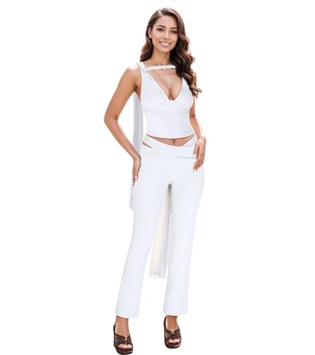 Image of Jigfar Women Sexy Elegant Bodycon Jumpsuit Going Out Romper Birthday Party Club Night Outfits