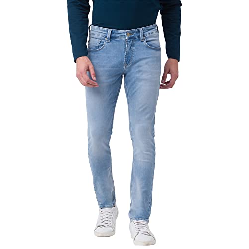 Image of Spykar Lt.Men's Mid Rise Slim Fit Jeans
