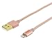 Produktbild ednet Apple iPhone 5/6 Lightning USB Daten-/Ladekabel, Apple 8pin - USB A, 1.0m, High Speed, MFI, Farbe Rose-Gold
