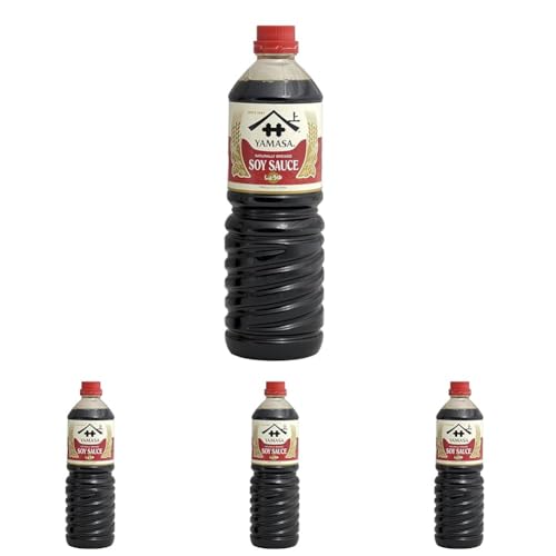 Yamasa Fancy Soja Salsa 1 Litro (Paquete de 4)