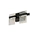 EGLO Madrona 2-Light Wall Sconce Bathroom with Seedy Acrylic Shade Modern Dimmable LED Mirror Vanity Light Fixture, Black