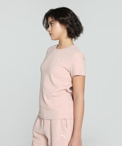 Image of Puma Women's Solid Regular Fit T-Shirt