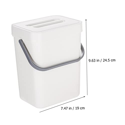Caneca de basura rectangular colgante para cocina miniatura 2