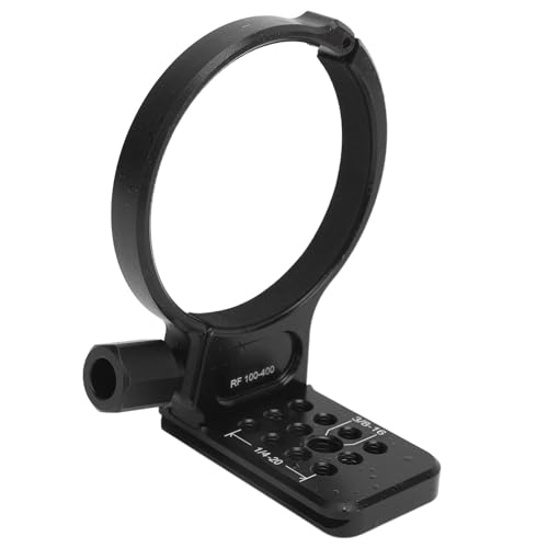 RF 100 to 400mm F5.6 to 8 is USM Lens Tripod Mount Ring Stand Base with Built in Anti Slip Pad, Aviation Grade Aluminum Alloy, Quick Release Plate, Inner Diameter 86mm