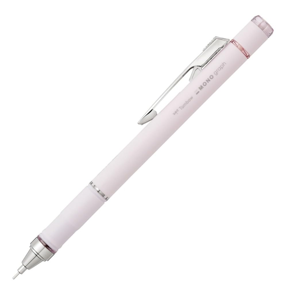 Tombow Mechanical Pencil, 0.5mm, MONO Monograph Grip (Soft Fit Grip for Anti-Fatigue), Purple DPA-151D graish purple