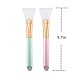 2 PCS Face Mask Beauty Tool Soft Silicone Facial Mud Mask, Brush Hairless Body Lotion And Butter Applicator