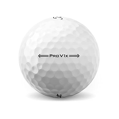 Titleist-Pro-V1X-Bolas-DE-Golf-Adultos-Unisex-Blanco-Talla-unica