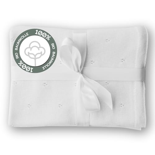 MIRARI Kids ® Coperta per bambini, 100% cotone biologico, 75 x 100 cm, coperta per gattonare, coperta per bambini, idea regalo per neonati, coperta per neonati