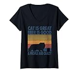 Photo Gallery donna cat is great beer is good and people are crazy himalayan cat maglietta con collo a v Photo Gallery donna cat is great beer is good and people are crazy himalayan cat maglietta con collo a v
