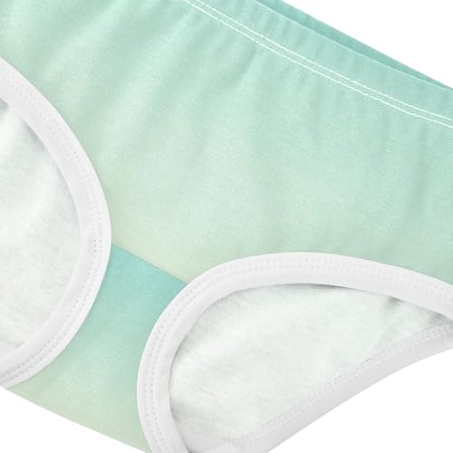 Joisal Green Blue Light Yellow Gradient Girls Underwear Toddler 2t Cotton Girl Panties Cute Designer Briefs Undies Kids4