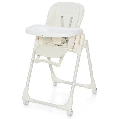 Lifezeal Silla Alta Para Bebés, Trona Con Ruedas Universales Bloqueables, Altura Ajustable Y Reposapiés, Silla Alta Reclinable Con Bandeja, Cinturón De Seguridad Beige Lifezeal Silla Alta Para Bebés, Trona Con Ruedas Universales Bloqueables, Altura Ajustable Y Reposapiés, Silla Alta Reclinable Con Bandeja, Cinturón De Seguridad Beige